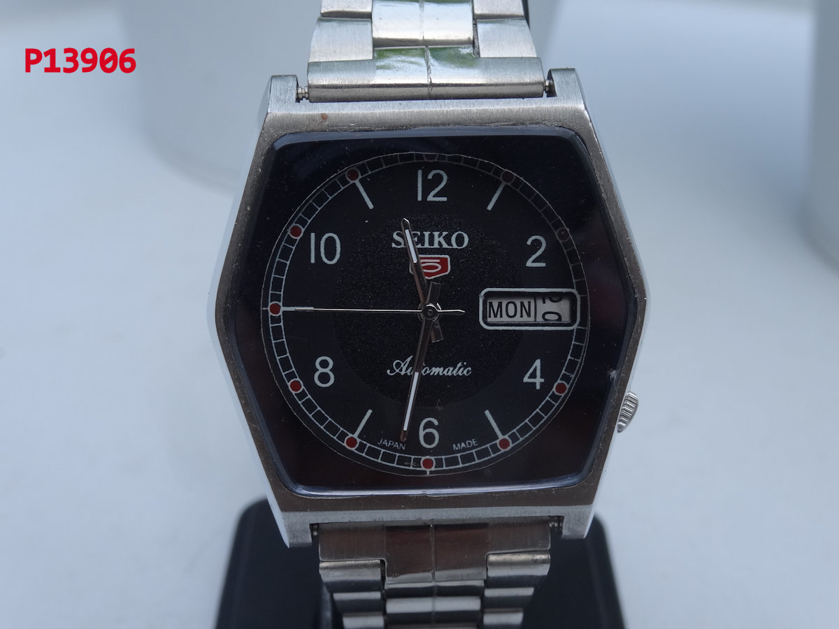 Vintage Seiko 5 Automatic heren horloge | 6319-7000 zwpl