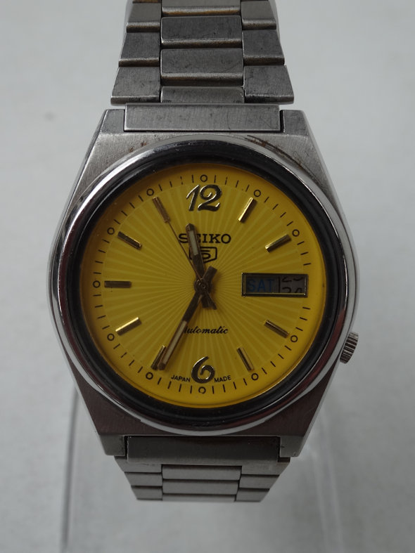 Wonder Gezicht omhoog vervolging Vintage Seiko 5 Automatic heren horloge